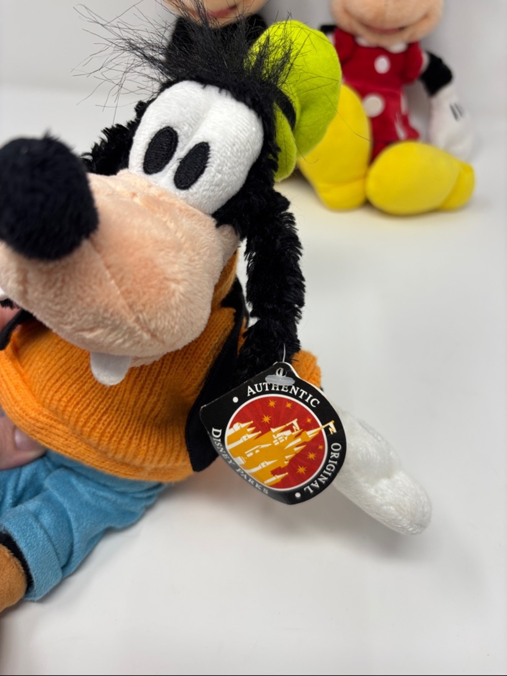 Disney Parks Plush Trio: Mickey, Minnie & Goofy - Black, Red, Yellow, Brown - Picture 3 of 8
